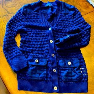 Navy blue cardigan
